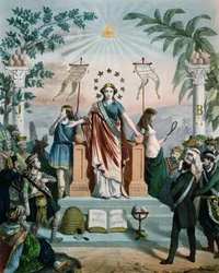 Freimaurerei unterrichtet das Volk, 1875